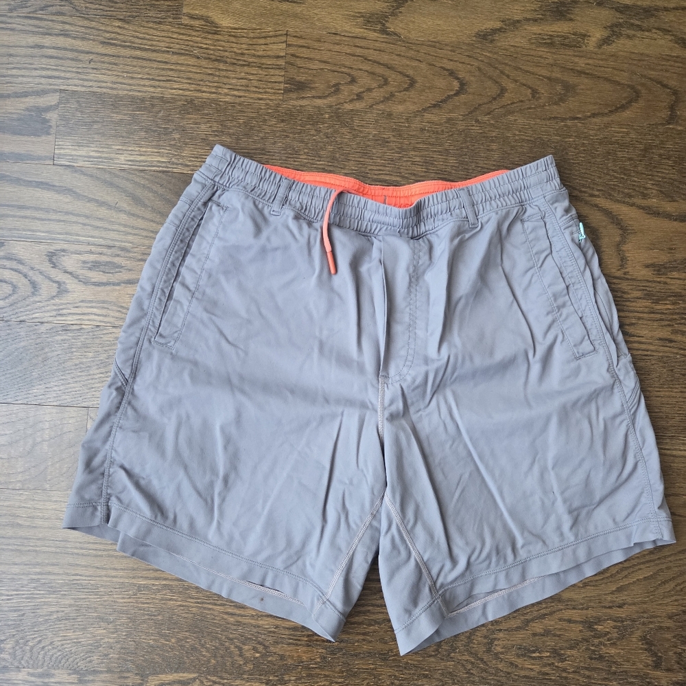 Birddogs Men's Athletic Shorts Gray with Orange Trim